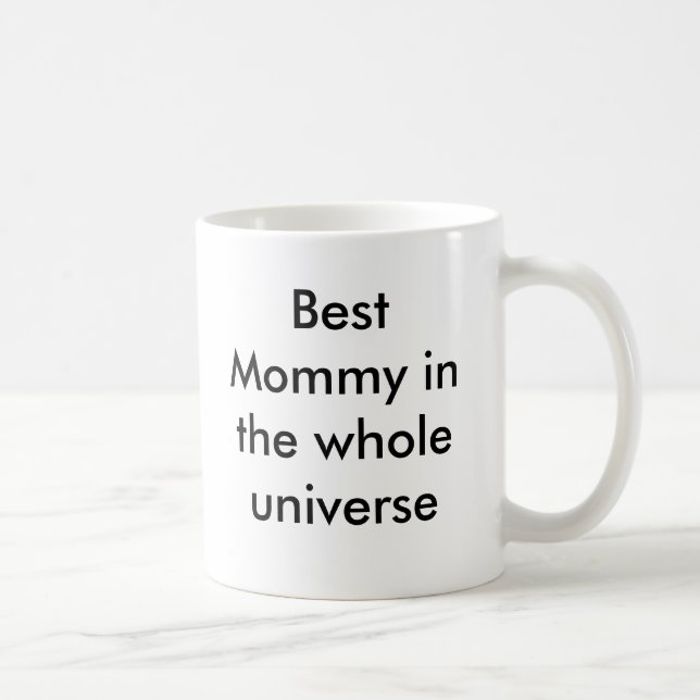 Beste Mama im Ganzen Universum Tasse (Rechts)