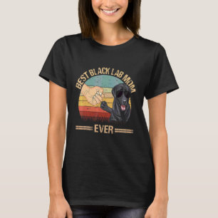 Beste Mama im Schwarzen Labor je Tag der Mama der T-Shirt