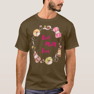 Beste Mama im Stricken je 137 T-Shirt