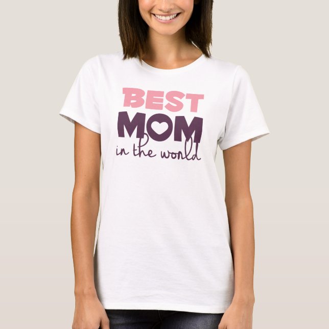 Beste Mama im Welt Muttertagshemd T-Shirt (Vorderseite)