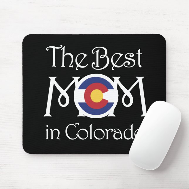 Beste Mama in Colorado Mousepad (Mit Mouse)