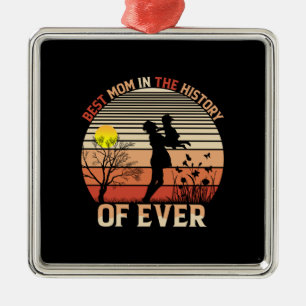 Beste Mama in der Geschichte Ornament Aus Metall