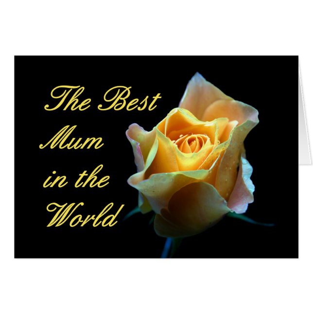 Beste Mama in der Welt (Vorderseite (Horizontal))