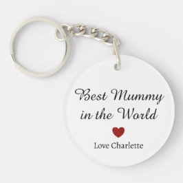Beste Mama in der Welt - Geschenk für Mama Schlüsselanhänger