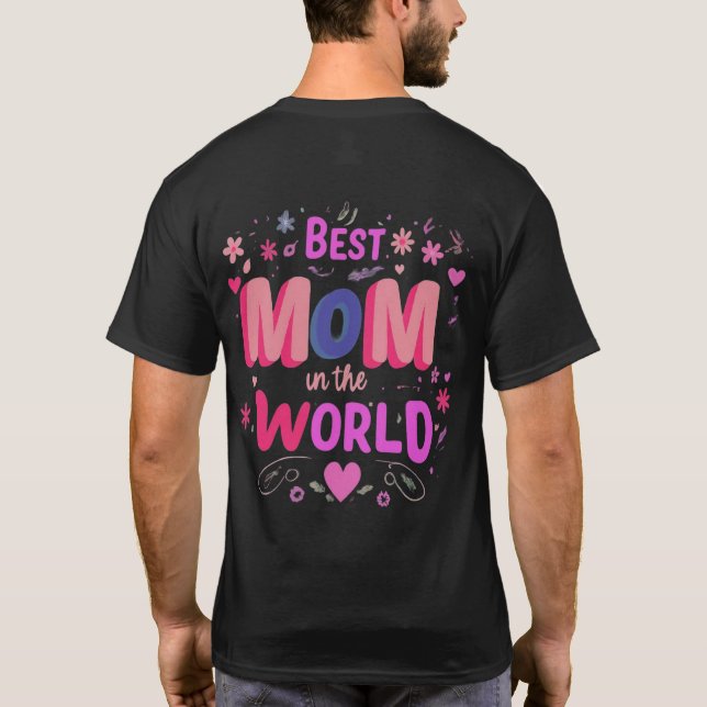 Beste MAMA in der Welt T-Shirt (Rückseite)