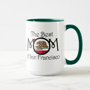 Beste Mama in San Francisco mit 2 Cubs 15oz Tasse