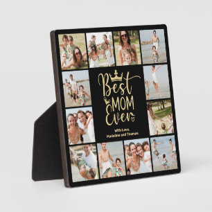Beste Mama je 12 Foto Collage Plaque Fotoplatte