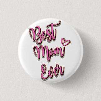 Beste Mama je 3 cm Abzeichen Button