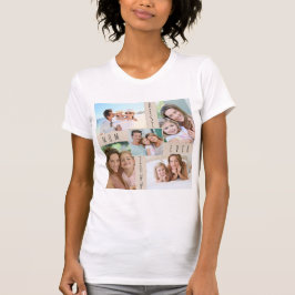 Beste Mama je 5-Bildfamilie Fotosammlung T-Shirt