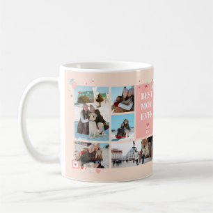 Beste Mama je 5 Foto Muttertagskollektion Kaffeetasse