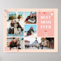 Beste Mama je 5 Foto Muttertagskollektion