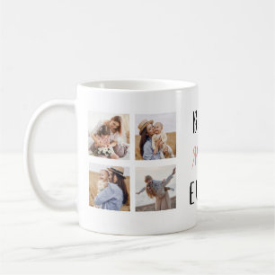 Beste Mama je 5 Square Fotos Kaffee Tasse