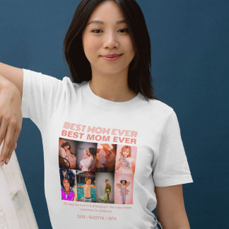 Beste Mama je 8 benutzerdefiniertes Sangria Filter T-Shirt