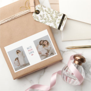 Beste Mama je - Aufkleber für Personalisiertes Fot