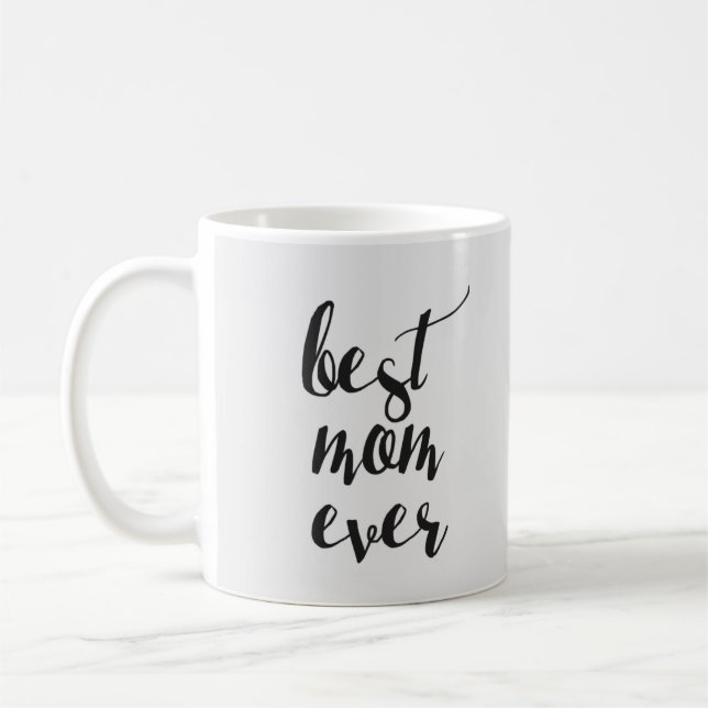 Beste Mama je benutzerdefinierte Foto-Tasse Tasse (Links)