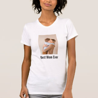 Beste Mama je, benutzerdefiniertes Foto-Shirt T-Shirt