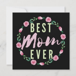 BESTE MAMA JE - BEST FLORIST MUTTER KARTE