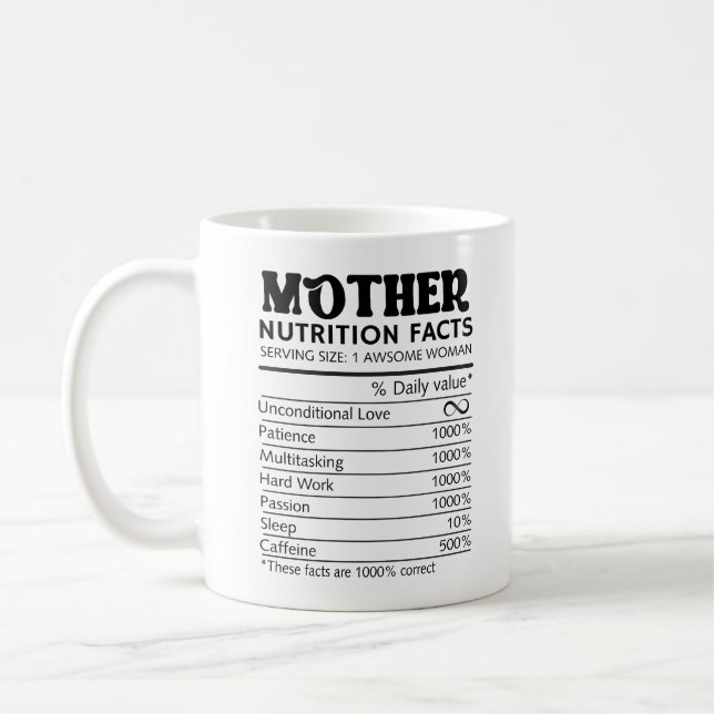 Beste Mama je Bläschen mit Muttermilch Kaffeetasse (Links)