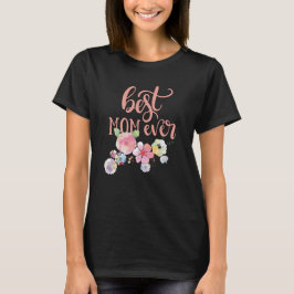 Beste Mama je. Blume T - Shirt