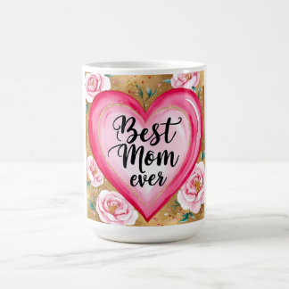 "Beste Mama je" Blumencoffee Tasse - Mutter