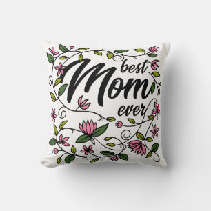 Beste Mama je Blumenkissen Kissen
