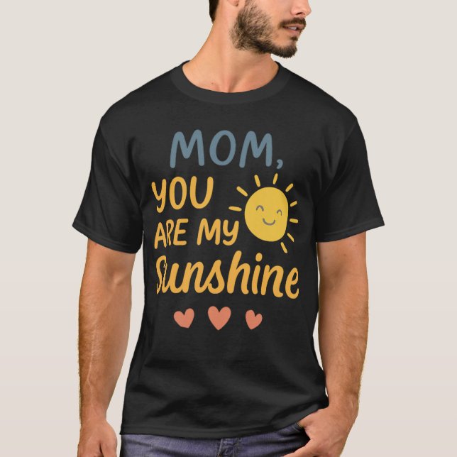 Beste Mama je - BlumenMuttertagsdesign T-Shirt (Vorderseite)