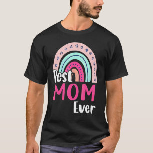 Beste Mama je Boho Rainbow Happy Mother Day Gran T-Shirt