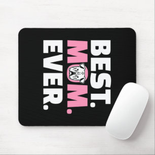 Beste Mama je Bulldog   Geschenk für Hunde Mousepad