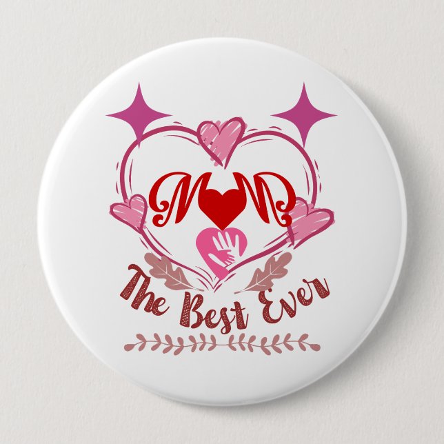 Beste Mama je Button (Vorderseite)