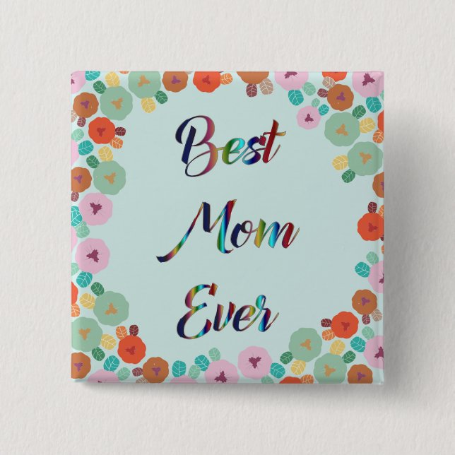BESTE MAMA JE BUTTON (Vorderseite)