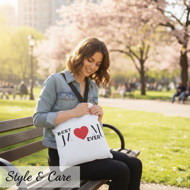 Beste MAMA je Crossbody Bag - Geschenk Sie Liebe Tragetaschen Mit Langen Trägern (Best MOM Ever Crossbody Bag – Gift She’ll Love)