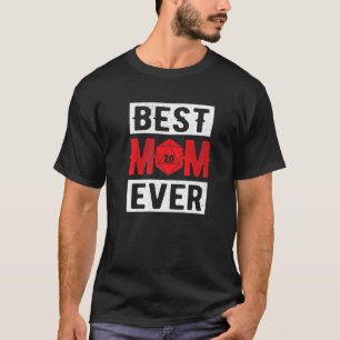 Beste Mama je D20 Dice Role Player RPG Tabeletop T-Shirt