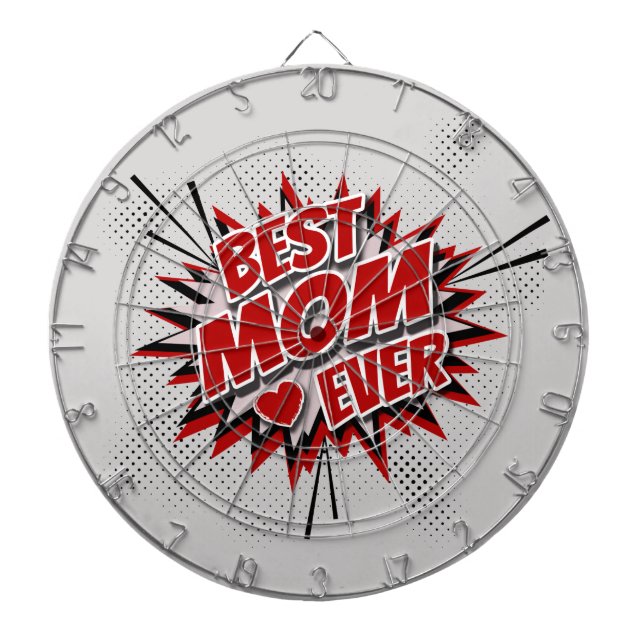 Beste Mama je Dartscheibe (vorne)
