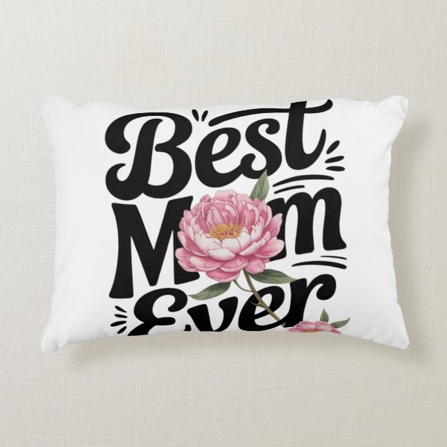 "Beste Mama je" Dekokissen (Vorderseite)