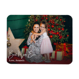 Beste Mama je einfaches benutzerdefiniertes Foto Magnet