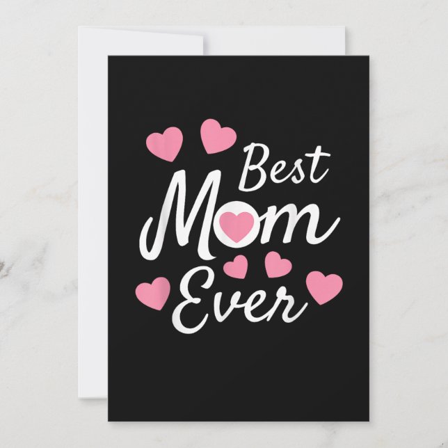 Beste Mama je Einladung (Vorderseite)
