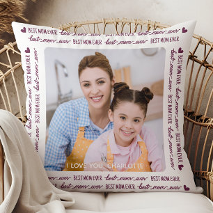 Beste MAMA je einzigartig Stilvolles Personalisier Kissen