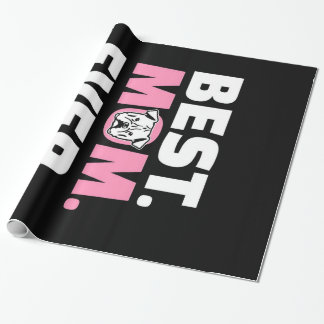 Beste Mama je English Bulldog Lover Geschenk Geschenkpapier