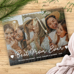 Beste Mama je Familie 3 Foto Muttersprache Kindert Puzzle