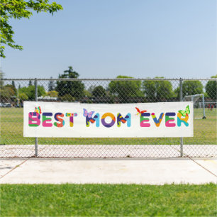 Beste Mama je farbenfroh Banner