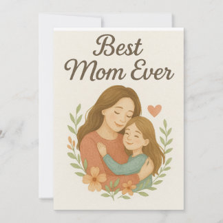 Beste Mama je Feiertagskarte