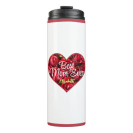 Beste Mama je florale Moderne Mütter Tag Thermosbecher