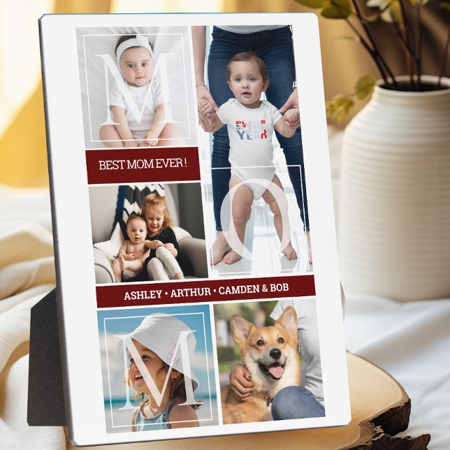 Beste Mama je Foto Collage Muttertag Fotoplatte (Von Creator hochgeladen)