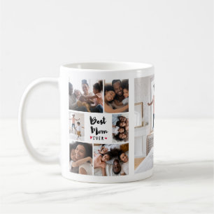 Beste Mama je Foto Collage Muttertag Kaffeetasse