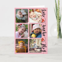 Beste Mama je Foto Collage Muttertag