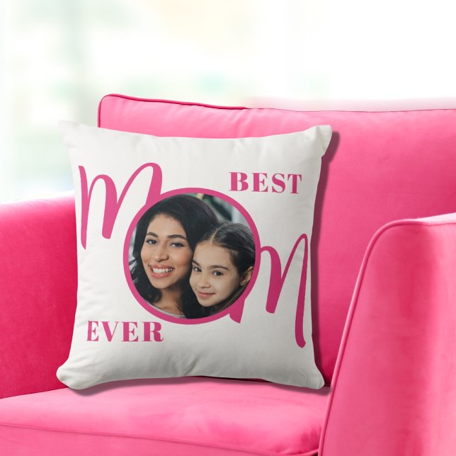 Beste Mama je Foto Rosa Kissen (Von Creator hochgeladen)