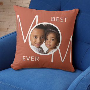 Beste Mama je Foto Rust Kissen