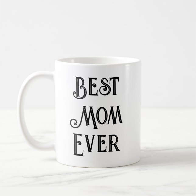 Beste Mama je Foto Tasse - Individuelle Name Mutte (Links)