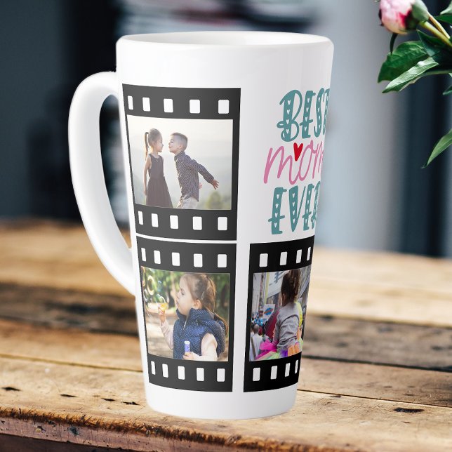 Beste Mama je FotoCollage Milchtasse (Best Mom ever mother's day or birthday mug )