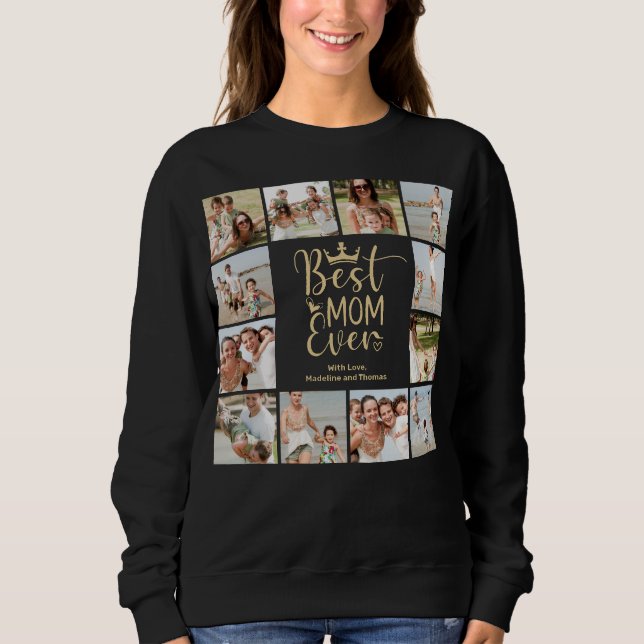 Beste Mama je FotoCollage Sweatshirt